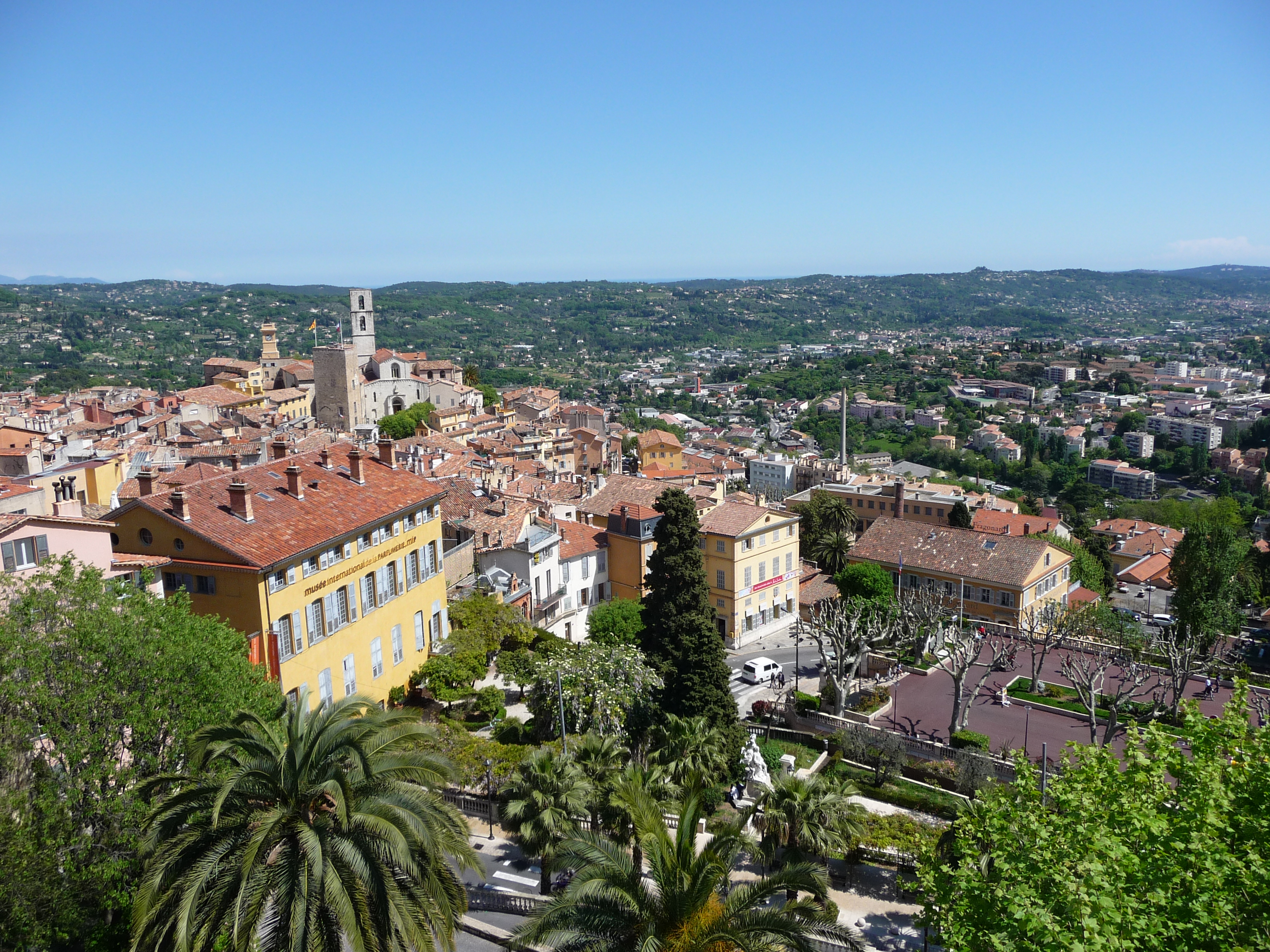 Vue panoramique de Grasse en Provence – Alpes-Maritimes