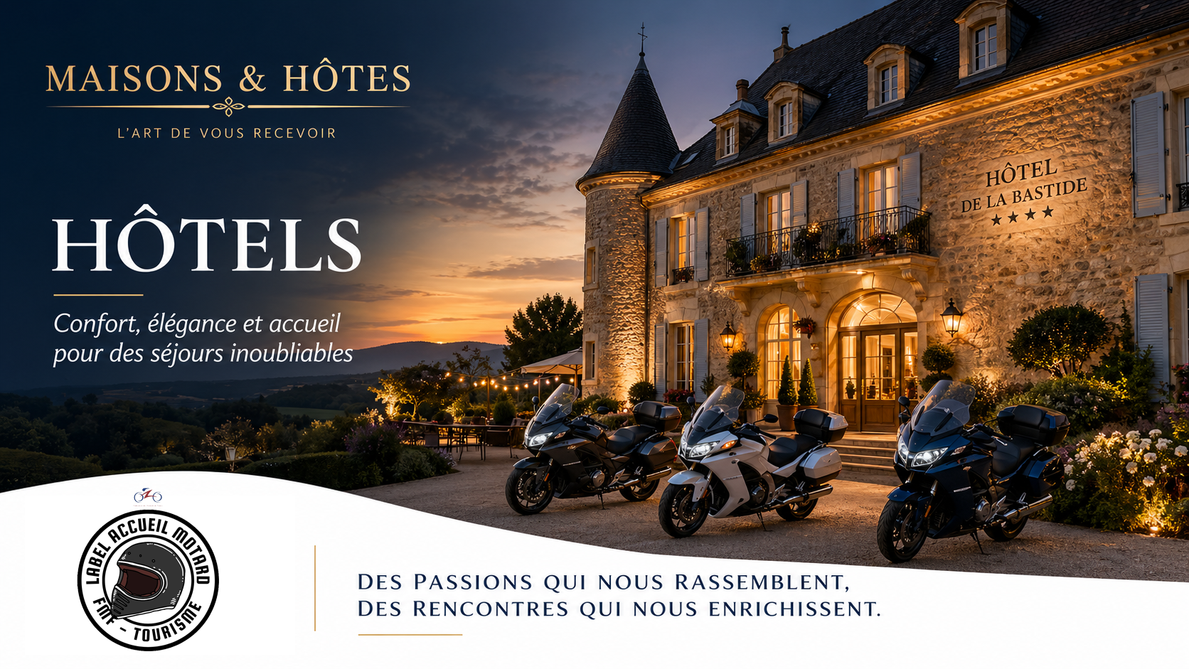 Hôtels pour motards